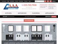 Tablet Screenshot of aaadistributor.com